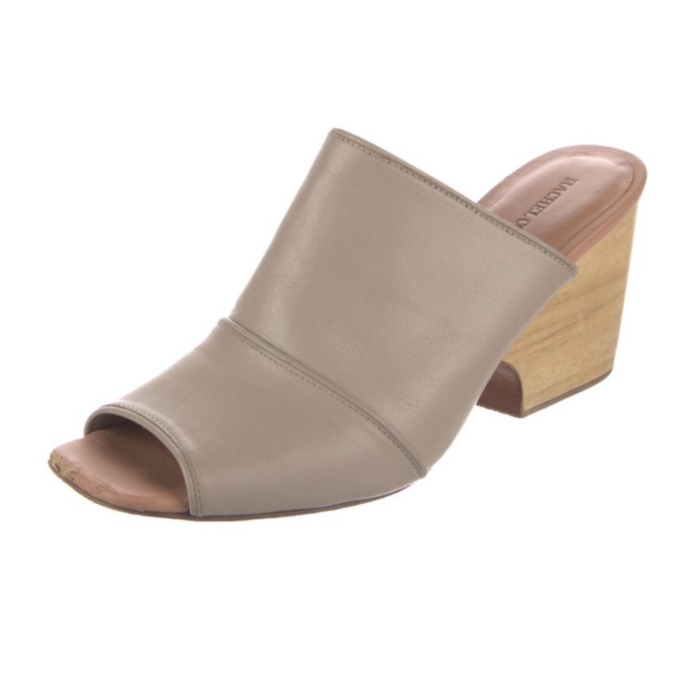 Rachel Comey Taupe Leather Mules